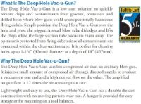 What is the Deep Hole Vac-U-Gun All Purpose System?