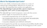 what is a Single Point Adjustable Spot Cooler?