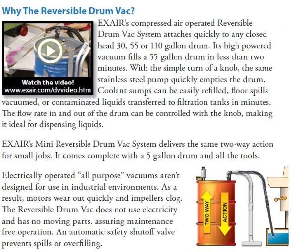 why Reversible Drum Vac System Fits 416 Litre Steel Drum