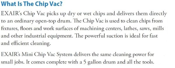 what is the Deluxe chip vac system