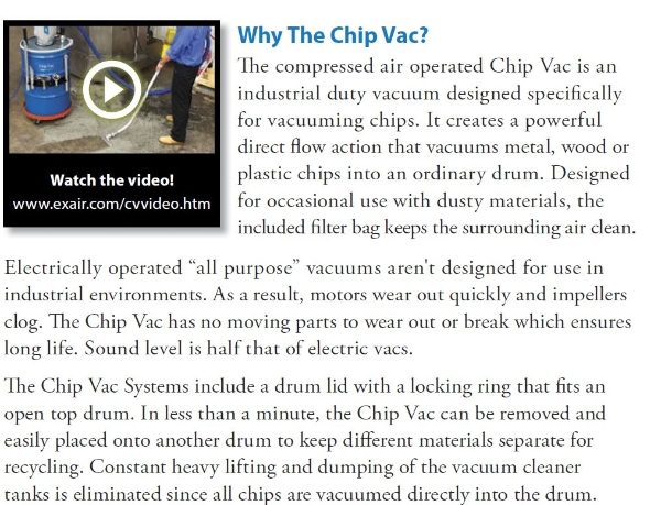 why Deluxe chip vac systems for 208 Litre drums?