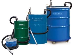 Reversible drum vac pump