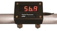 Digital flowmeter kit for 3/4" pipe 